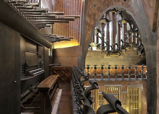 Orgue del Palau Güell . Foto: Montserrat Baldomà / Diputació de Barcelona