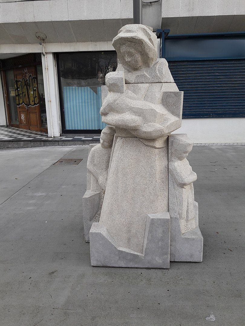 Monument dedicat a Isabel Zendal, La Corunya. Foto: Wikimedia Commons