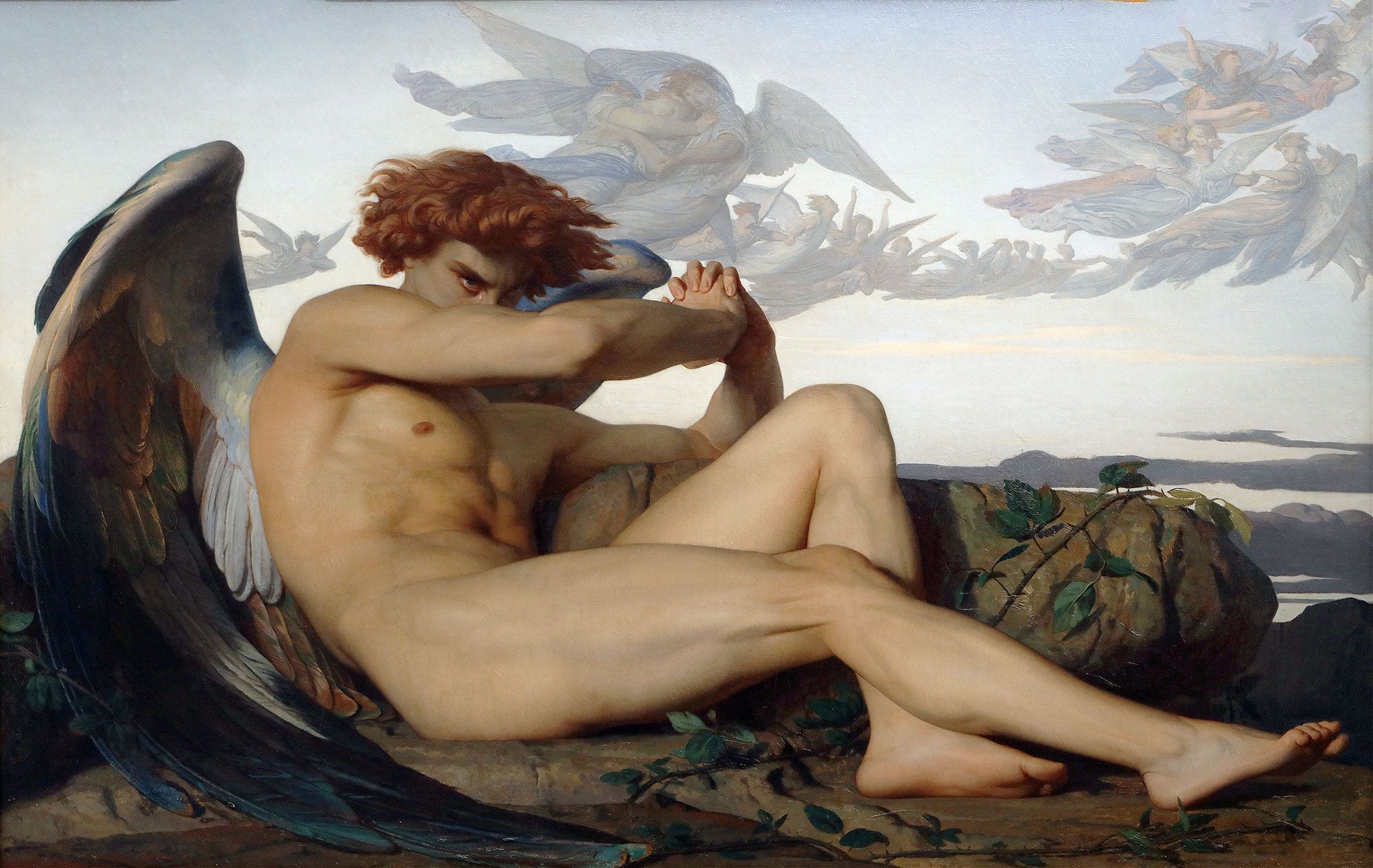 Àngel caigut, d'Alexandre Cabanel (1847)