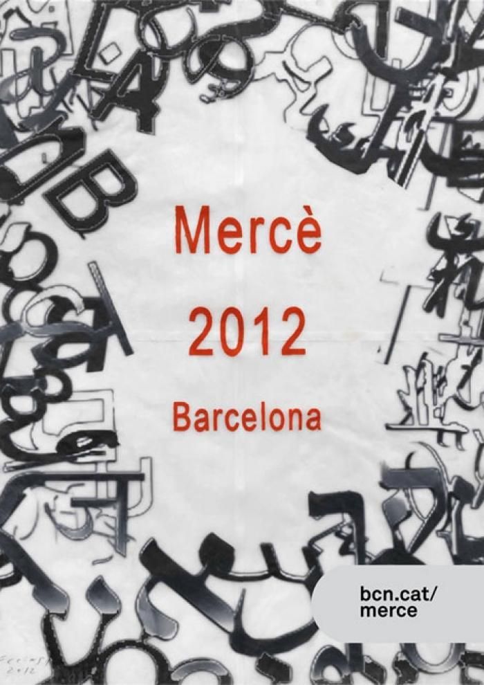 Cartell de la Mercè 2012, de Jaume Plensa