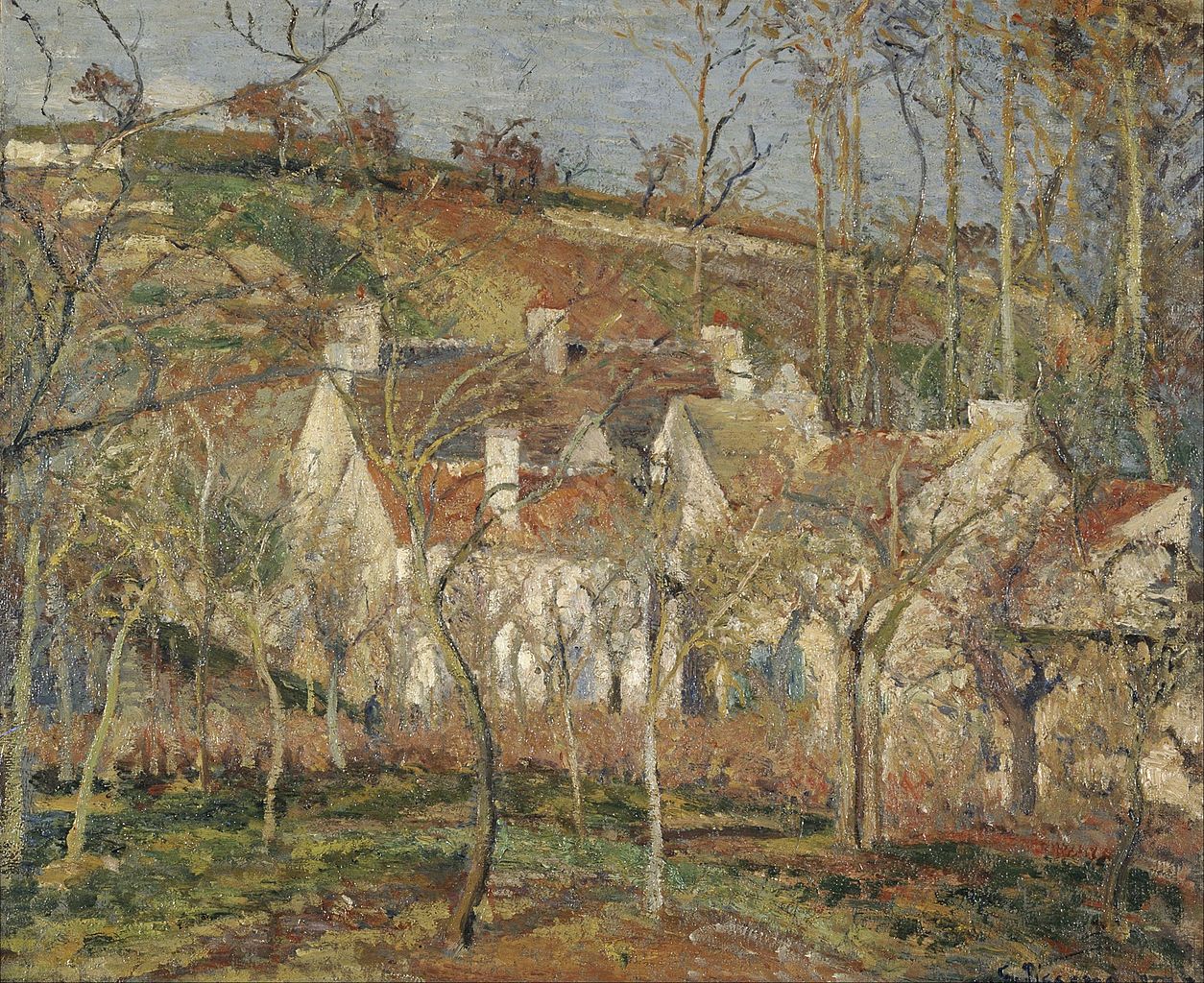 1254px-Camille_Pissarro_-_Red_roofs,_corner_of_a_village,_winter_-_Google_Art_Project