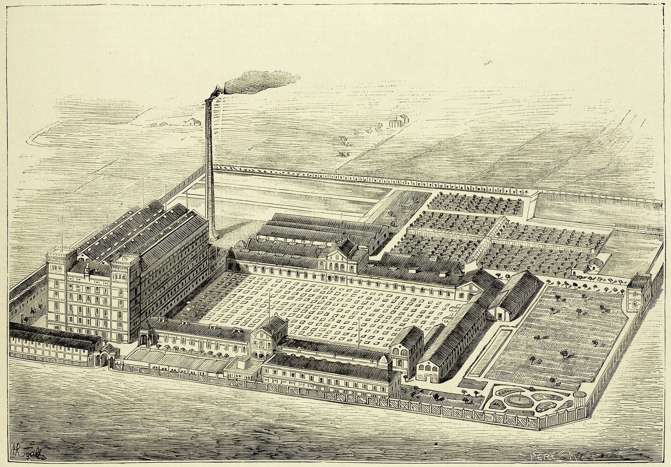 Gravat-d'Agustí-Rigalt-i-Cortiella-de-1878-de-la-fàbrica-Batlló-al-carrer-Urgell-de-Barcelona