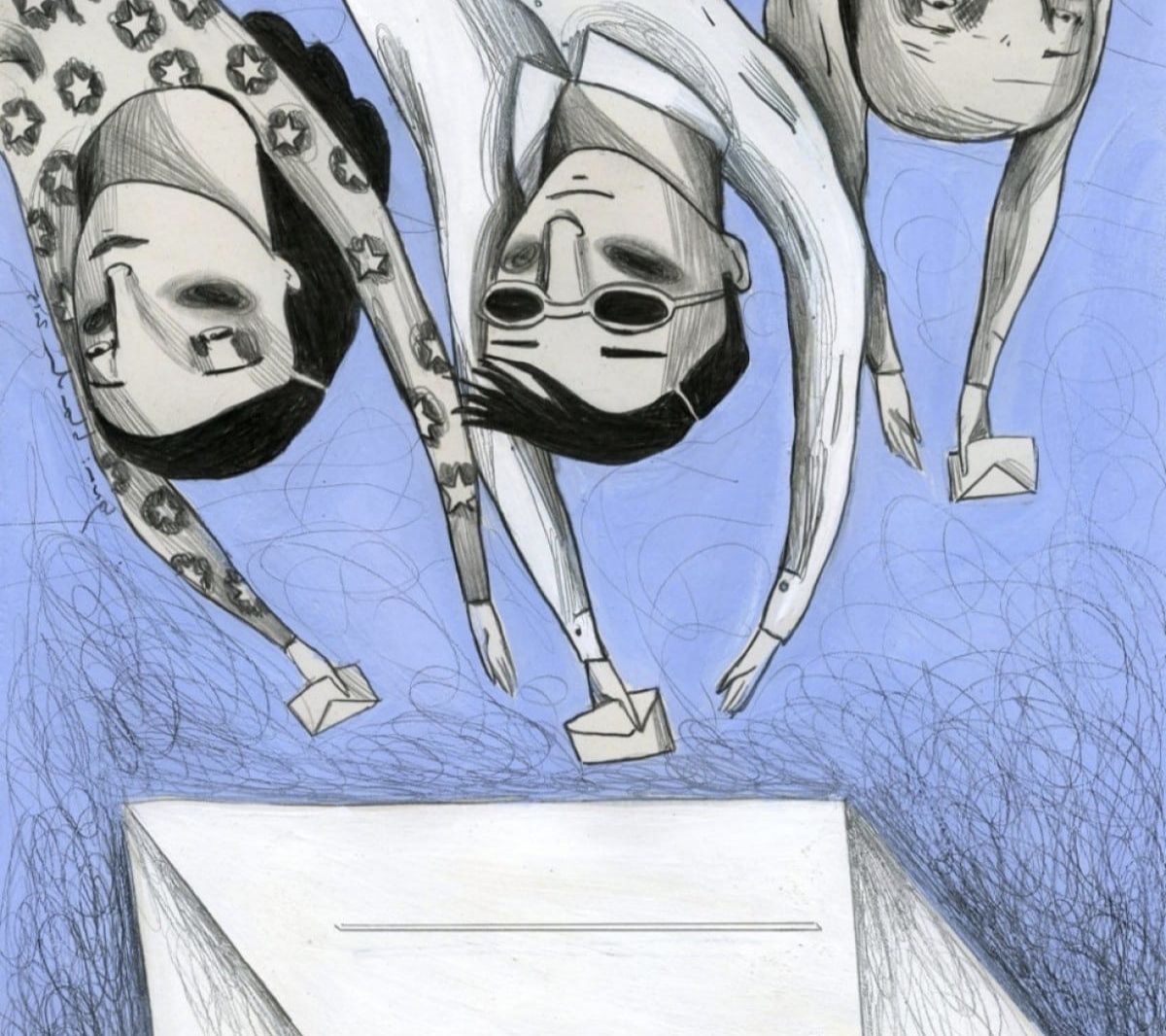 "La certesa del que no ens convé", un dibuix d'Ignasi Blanch.