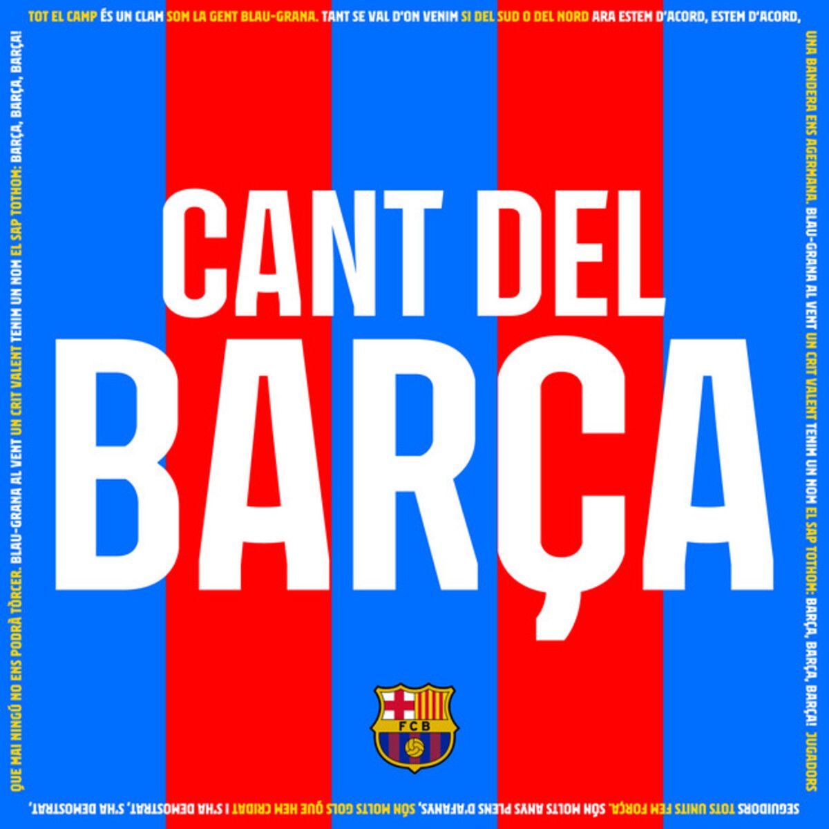 Cant del Barça - Acords i lletres de cançons populars per a guitarra i ukelele