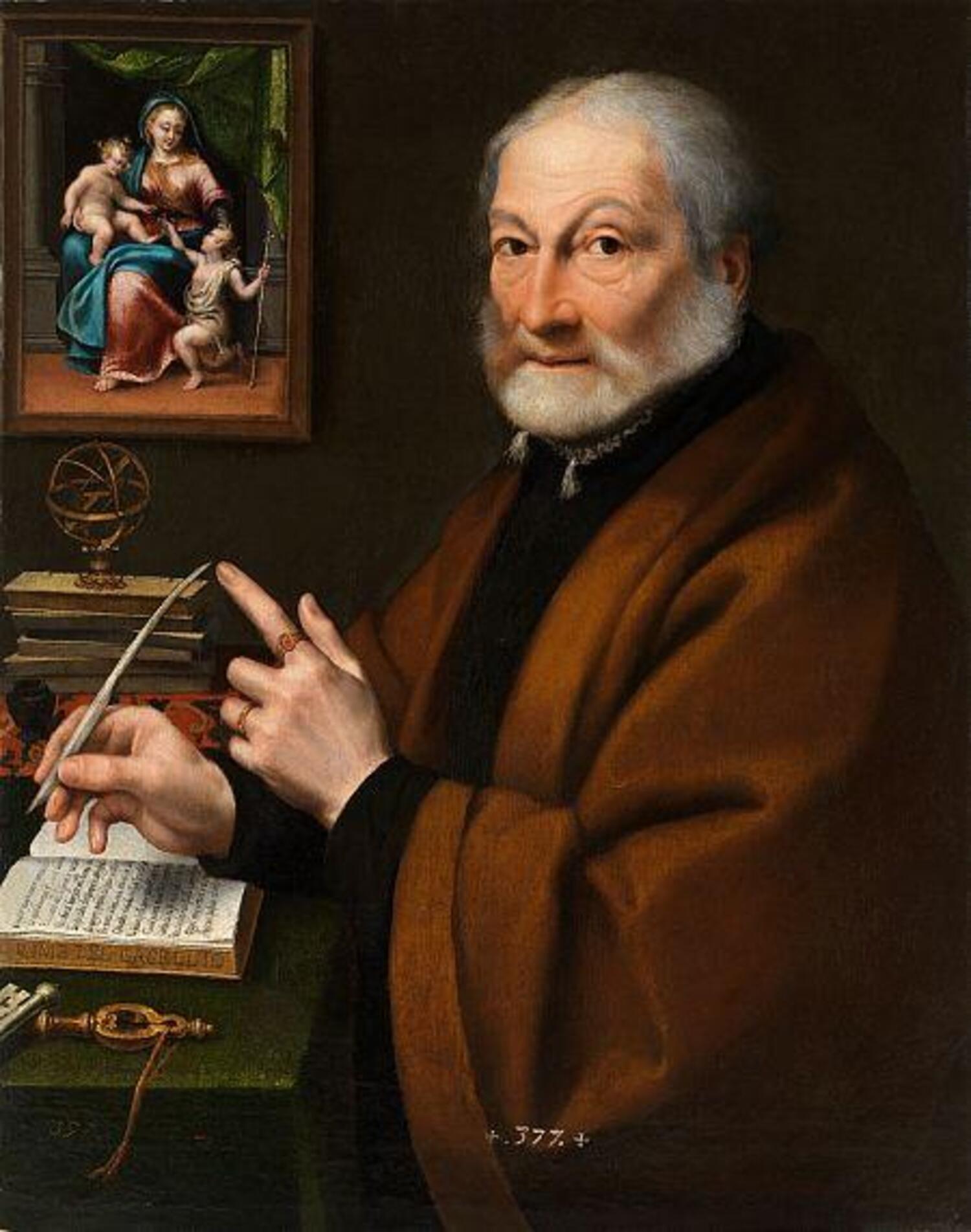 Sofonisba Anguissola: Giovanni Battista Caselli, poeta de Cremona, 1557/1558