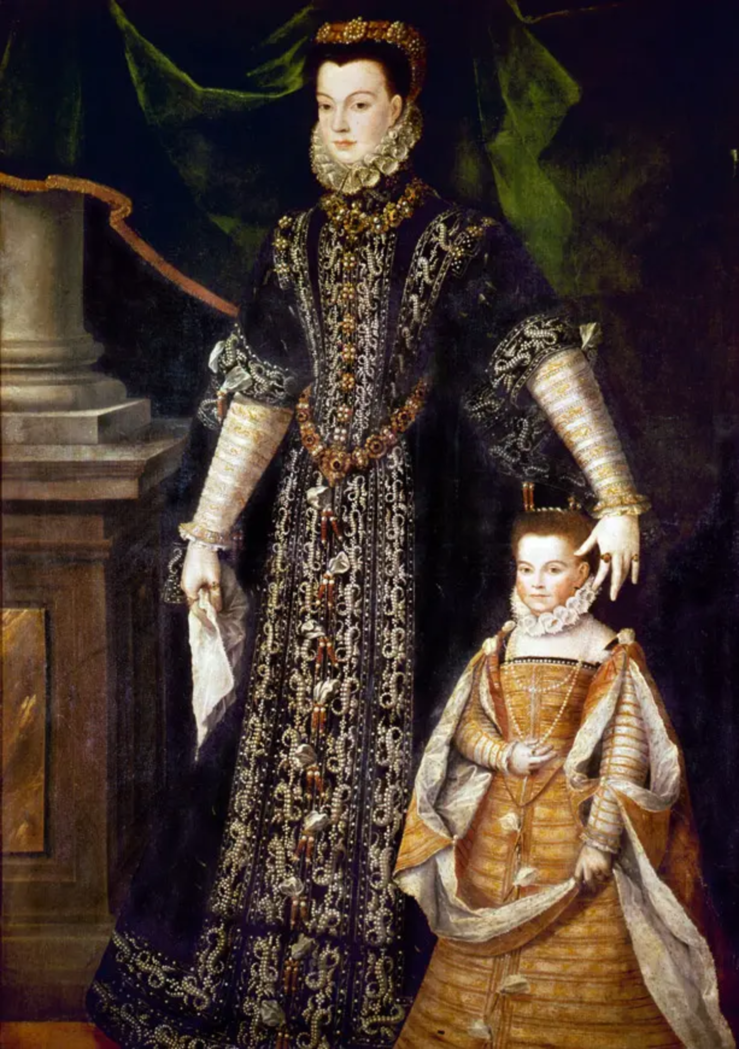 Sofonisba Anguissola: Diana d’Andouine i la seva filla Katherina, 1565