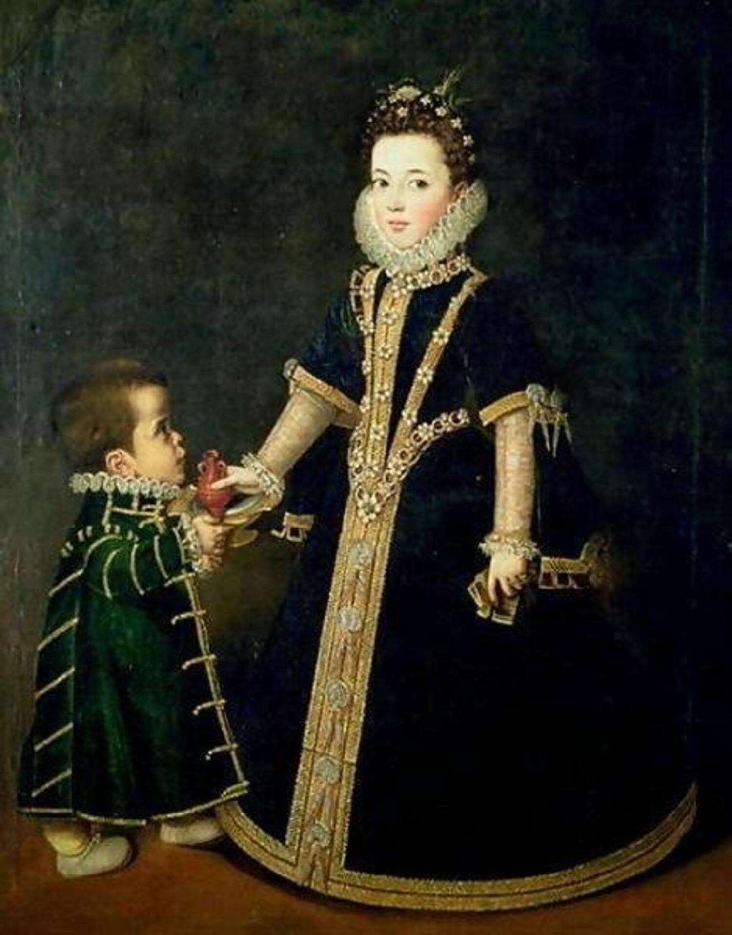 Sofonisba Anguissola: Nena amb un nan, 1595