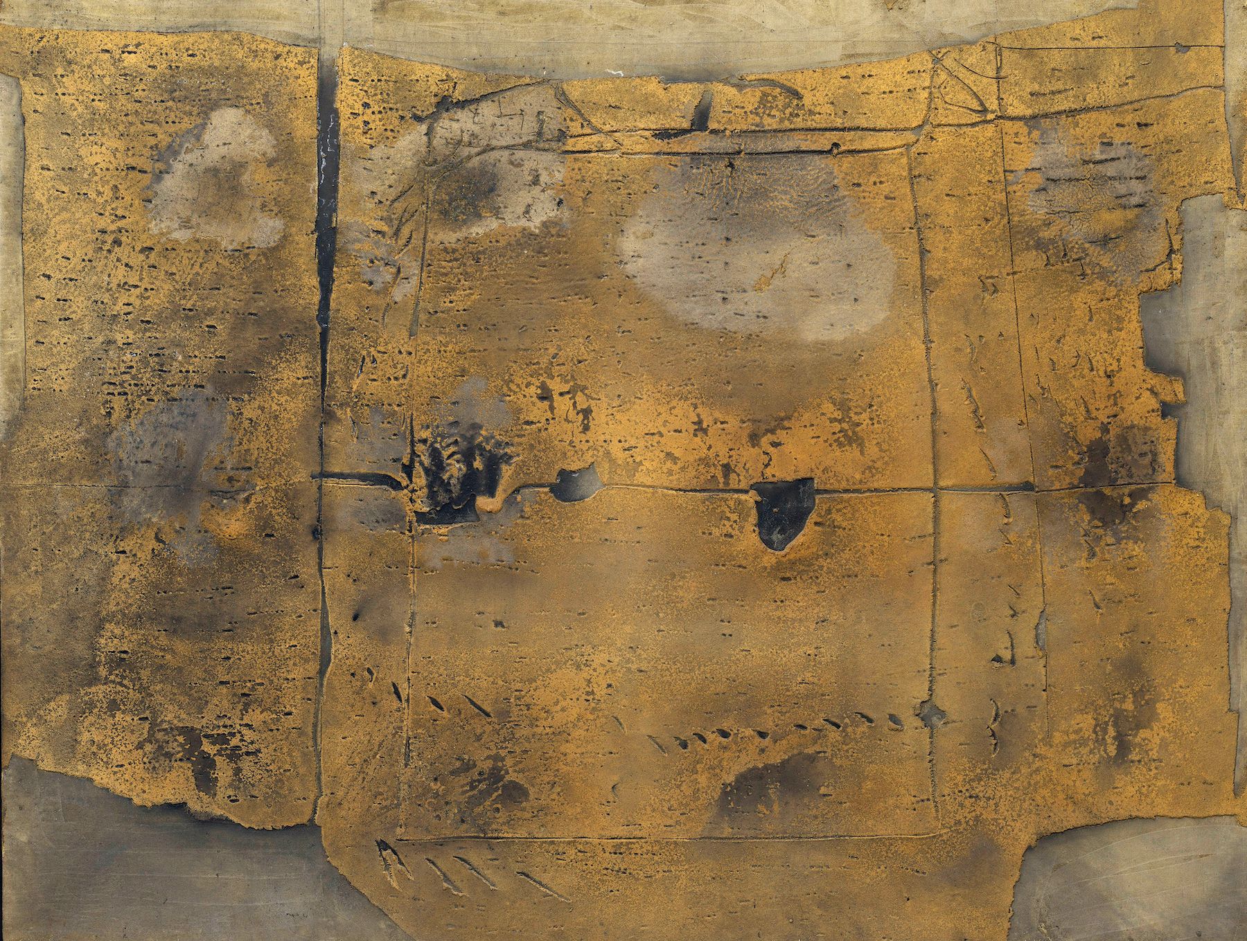 Antoni Tàpies. Gran pintura (1958). © Solomon R.Guggenheim Museum, 2024.