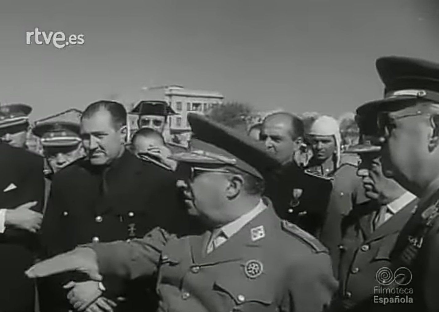 La visita de Franco a València després de la riuada de 1957