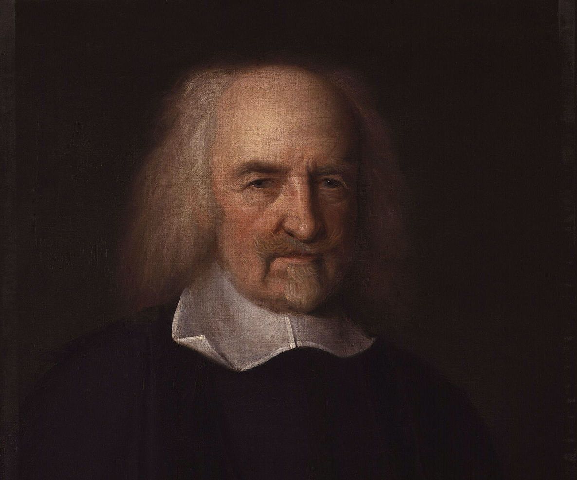 Retrat de Thomas Hobbes fet per Wright