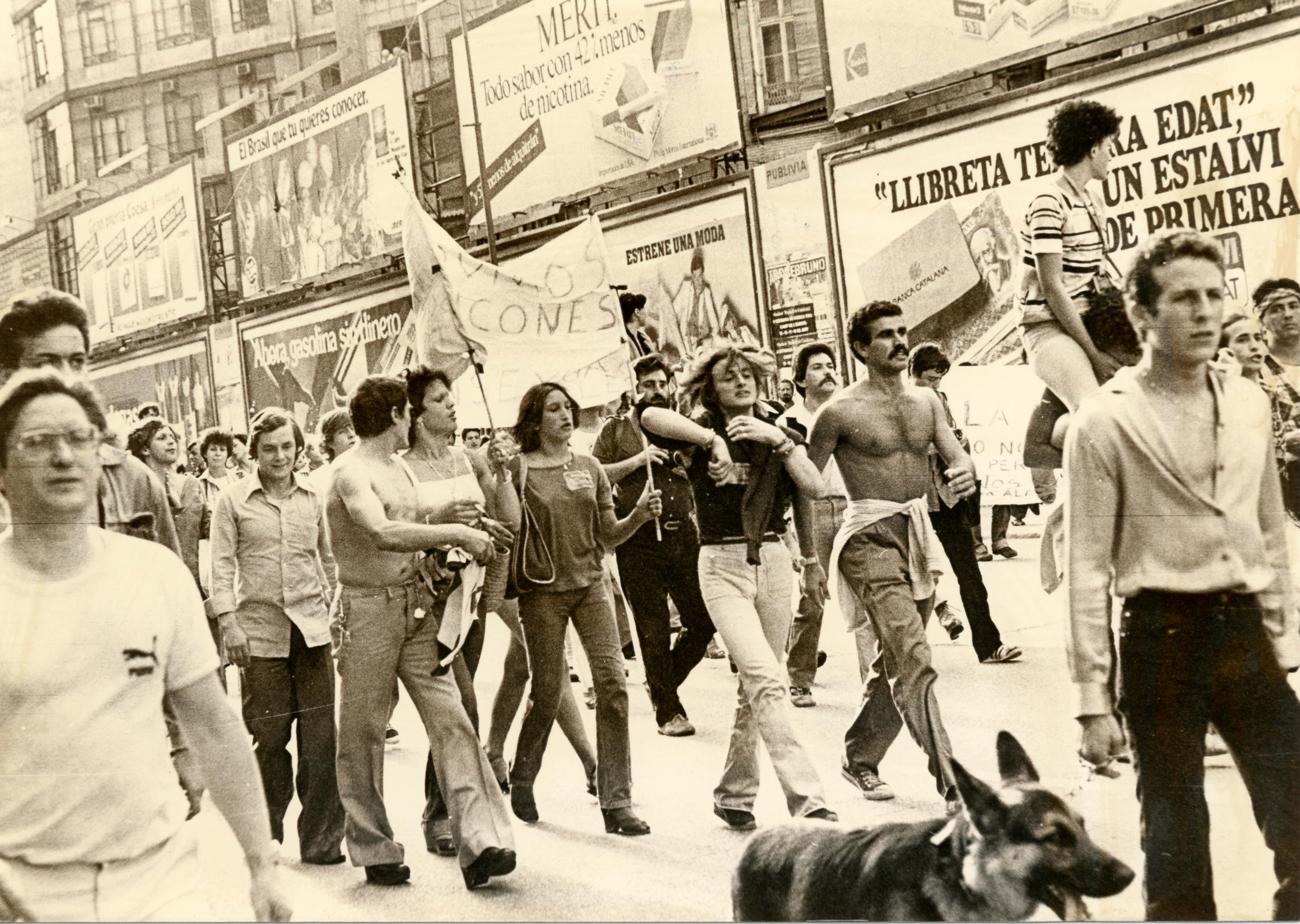 Autor: Albert Ramis, 1979, © fons Gràfic de la revista Canigó, fons Xavier Dalfó i Hors. Document cedit per l’Arxiu General Universitari de la Universitat d’Alacant.