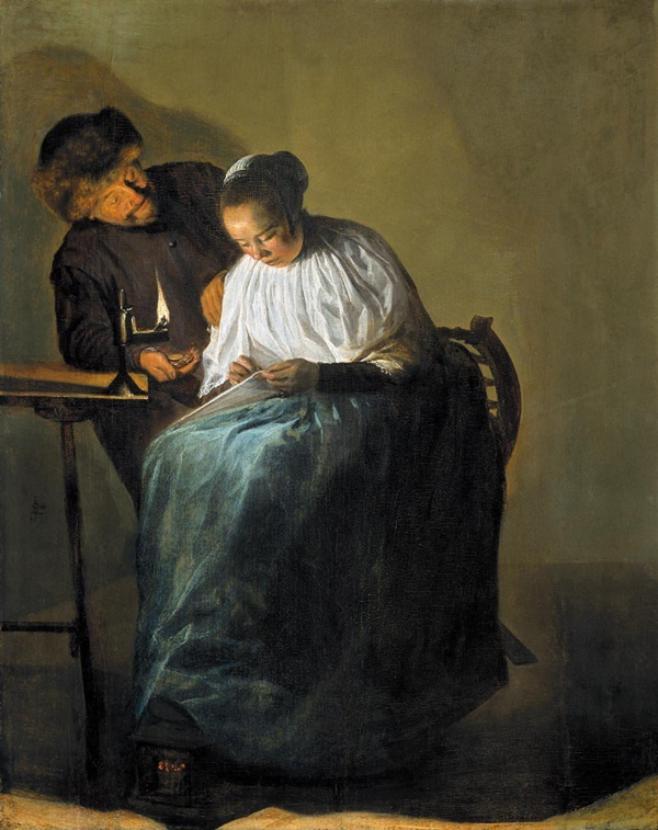 La proposició(Home oferint diners a una jove), 1631 (Judith Leyster)