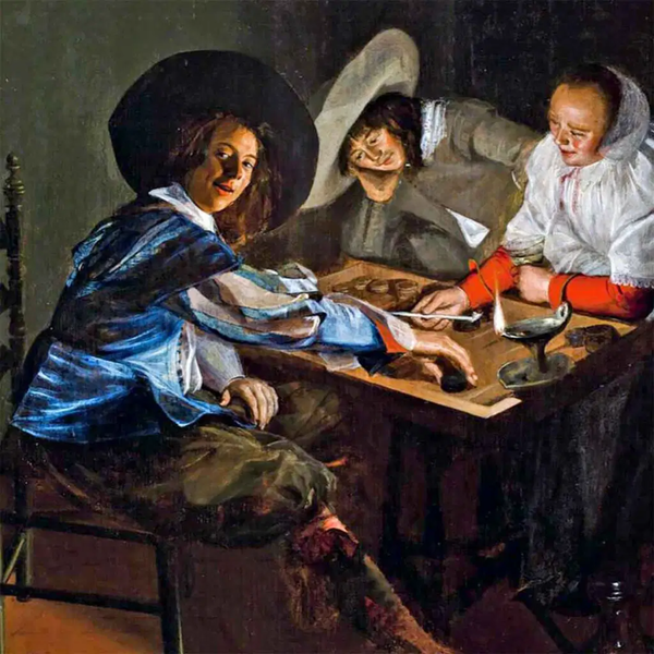 El joc de Tric-Trac, 1631 (Judith Leyster)