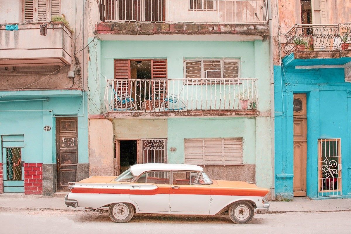 L'Havana, en color pastel