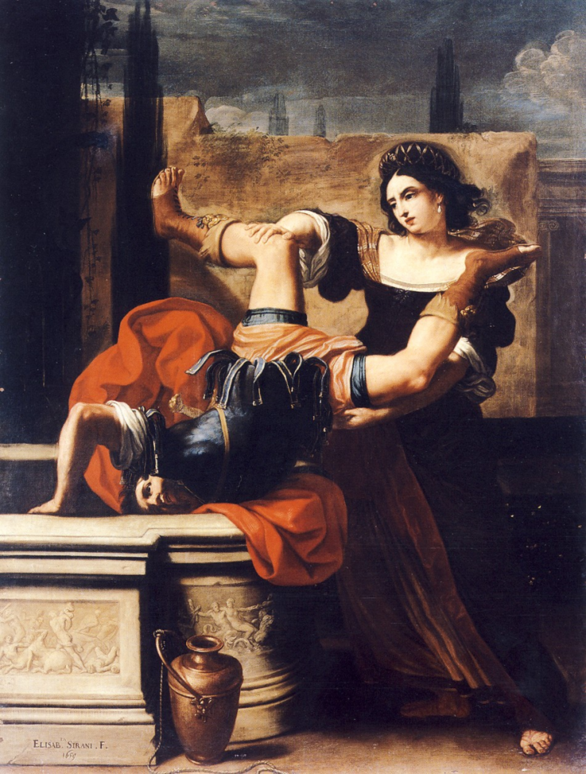 Timoclea matant al capità d’Alexandre Magne, 1659 - Elisabetta Sirani