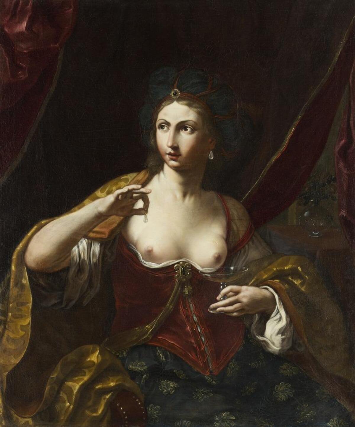 Cleopatra, 1664 - Elisabetta Sirani