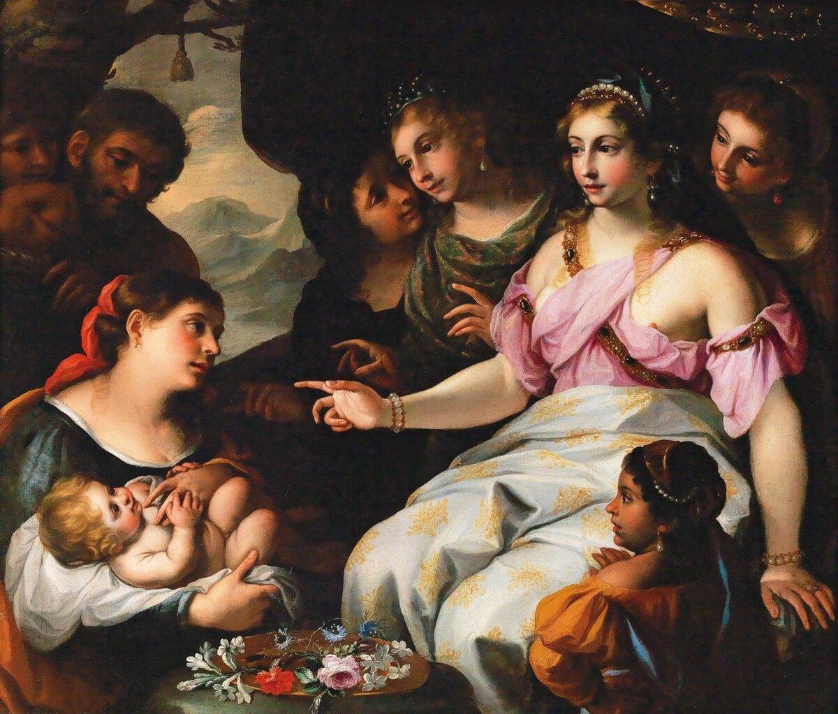 La trobada de Moisès, 1665 - Elisabetta Sirani