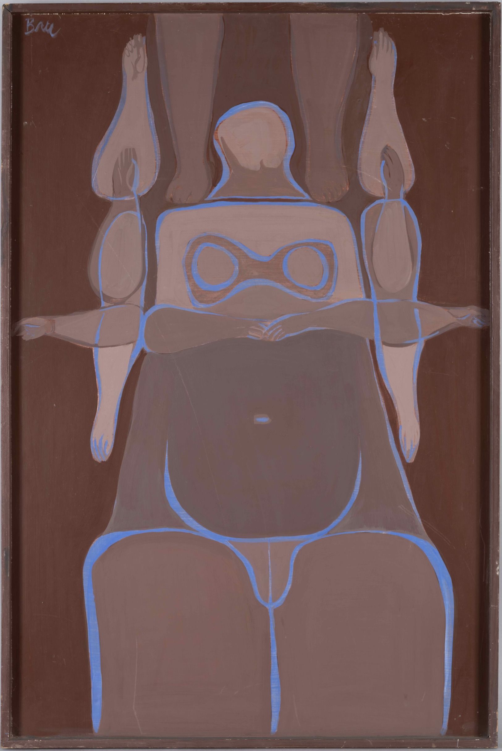 "Dona amb les seves parts", 1968. Acrílic sobre fusta, 91,5 x 61 cm. Museu Nacional d’Art de Catalunya, dipòsit de la Generalitat de Catalunya. Col·lecció Nacional d’Art, 2020 