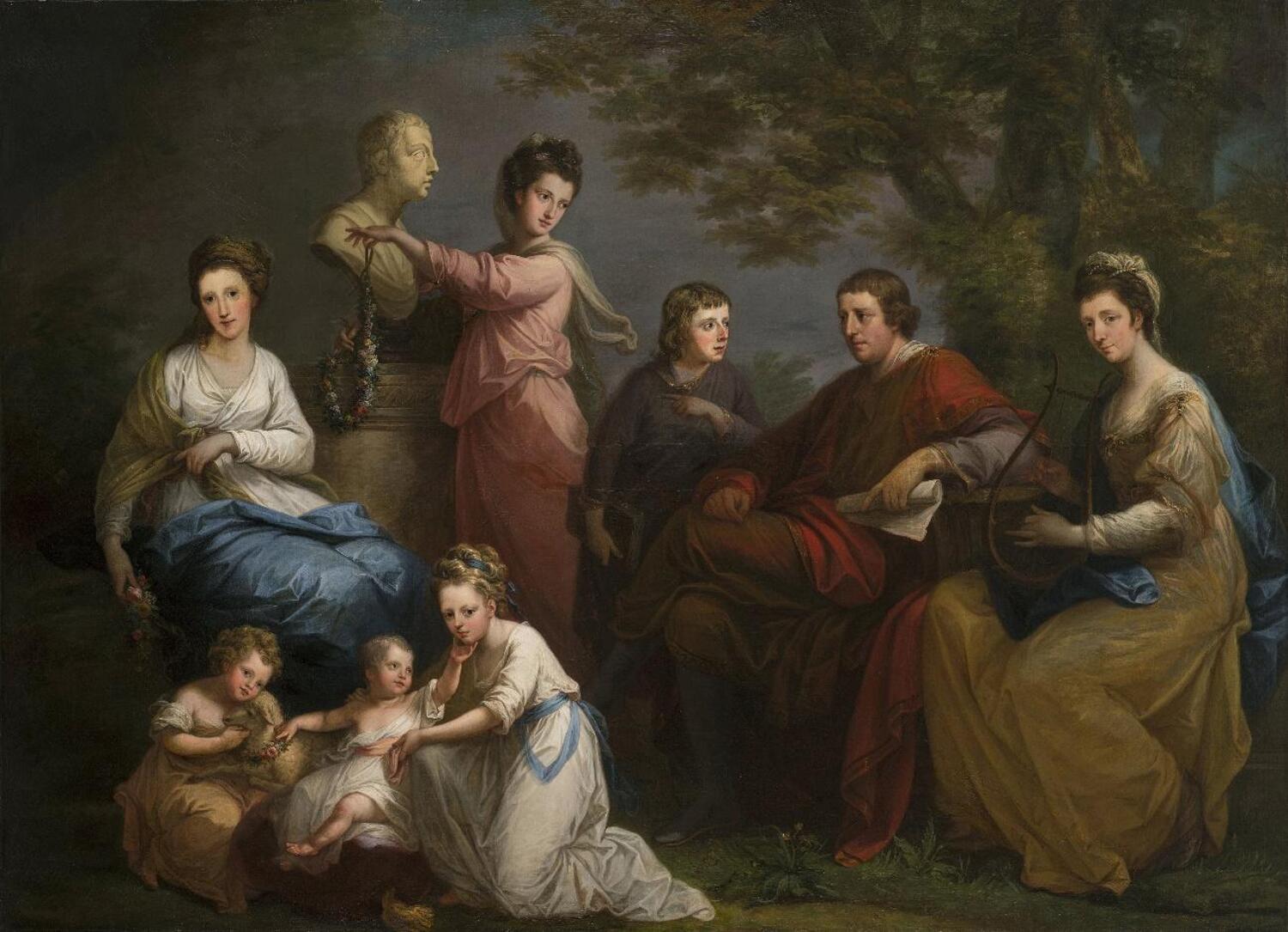 La família del comte de Gower, 1772 (Angelica Kauffman, Suïssa)