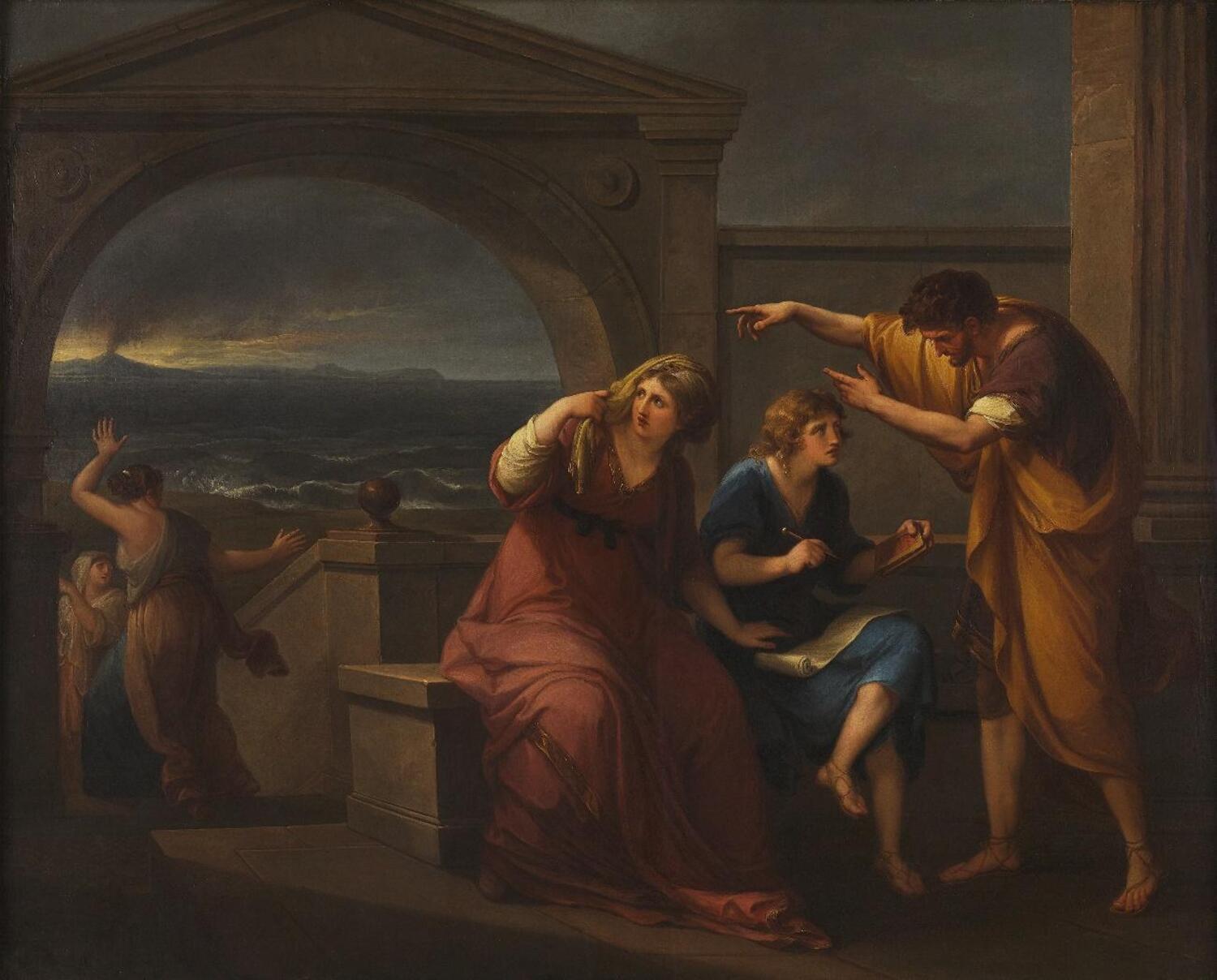 Plini el Jove i la seva mare a Misenum, 1785 (Angelica Kauffman, Suïssa)