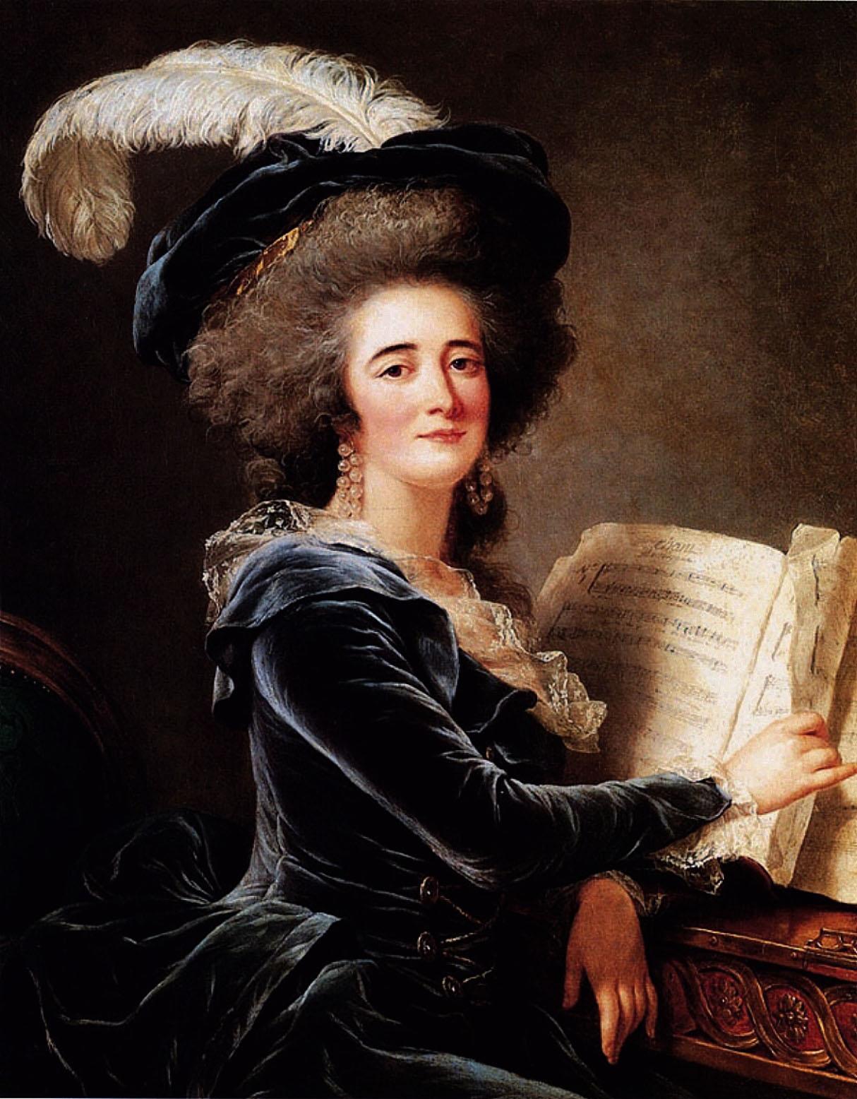 Madame de Selve fent música, 1787, Col. particular