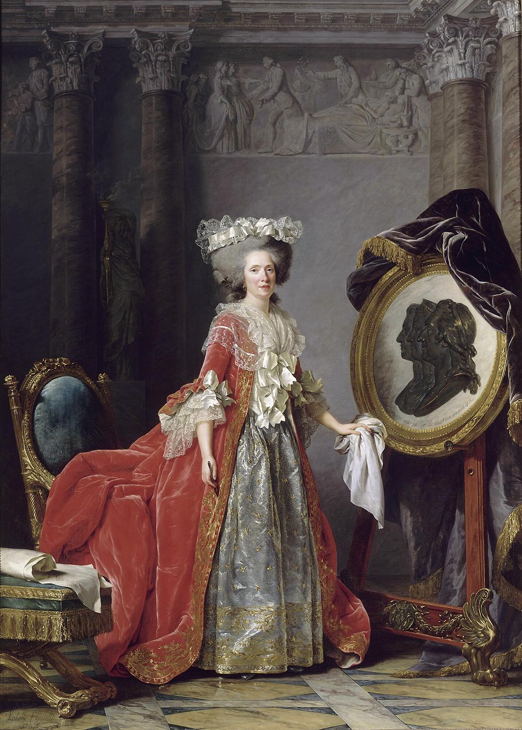 Retrat de Madame Adelaide de França, tia Lluís XVI, 1787, Palau de Versalles