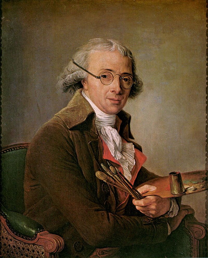 Retrat del Pintor François André Vincent, 1795, Museu del Louvre, París 